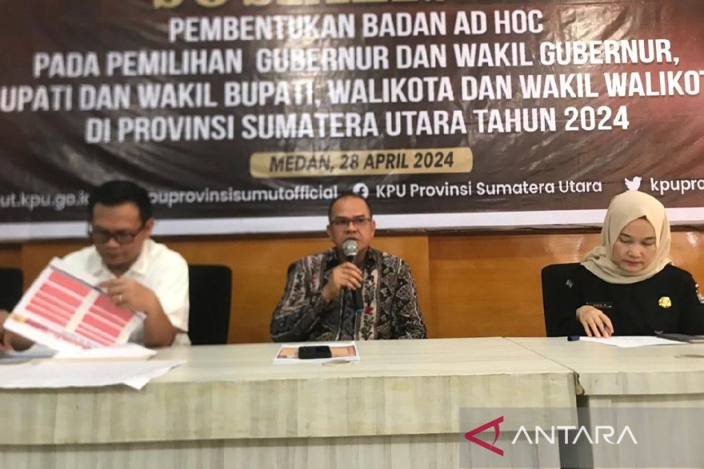 KPU Sumut gelar lomba desain maskot dan jingel Pilkada&nbsp;2024