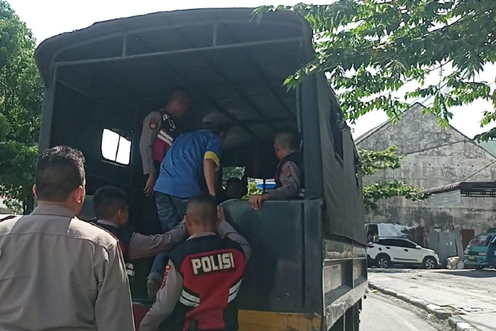 Polrestabes Medan-Sumut amankan 99 juru parkir&nbsp;liar