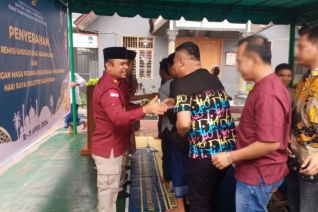 45 napi Rutan Tarutung terima remisi Lebaran&nbsp;2024