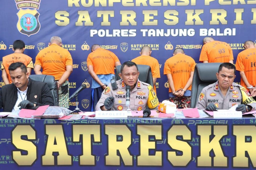 Polres Tanjung Balai Sumut sita 16 unit sepeda motor hasil&nbsp;curian