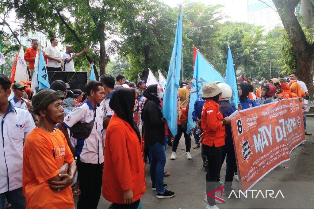 Polda Sumut: 15 titik kegiatan peringatan Hari Buruh&nbsp;kondusif