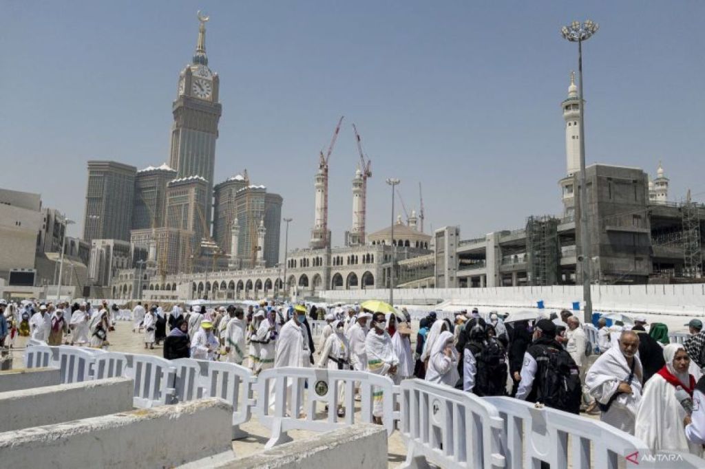 198.273 calon haji Indonesia telah berada di Arab Saudi di hari&nbsp;ke-28