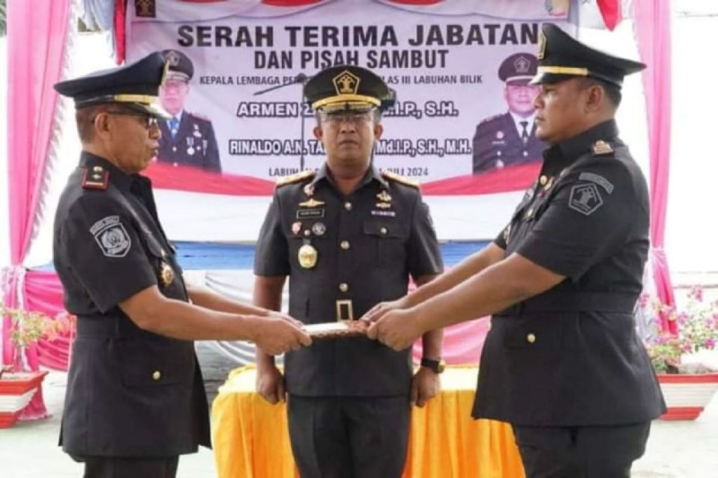 Begini pesan Kakanwil Kemenkum HAM Sumut saat pisah sambut Kalapas di&nbsp;Labuhanbatu
