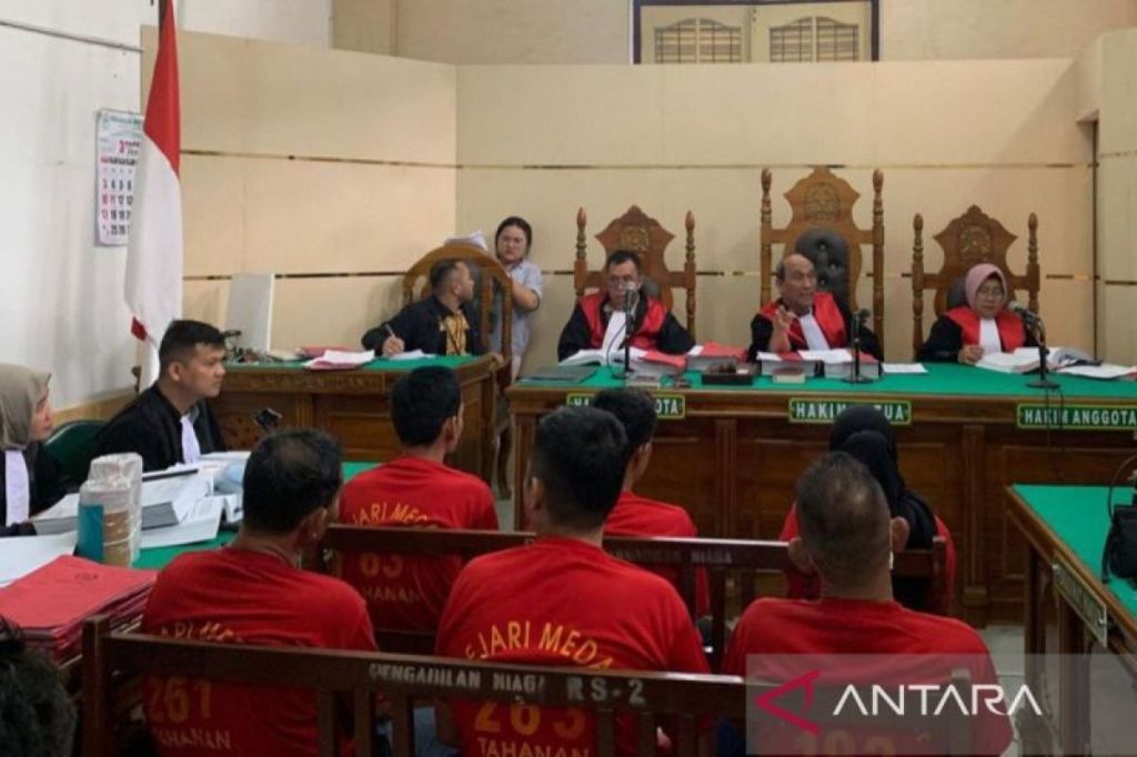 Tiga kurir sabu-sabu asal Aceh akhirnya dihukum pidana seumur&nbsp;hidup