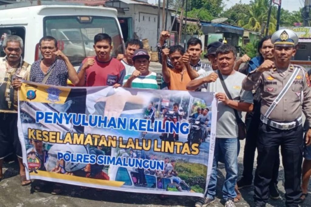 Polres Simalungun beri penyuluhan kepada pengemudi angkutan umum, ini&nbsp;tujuannya