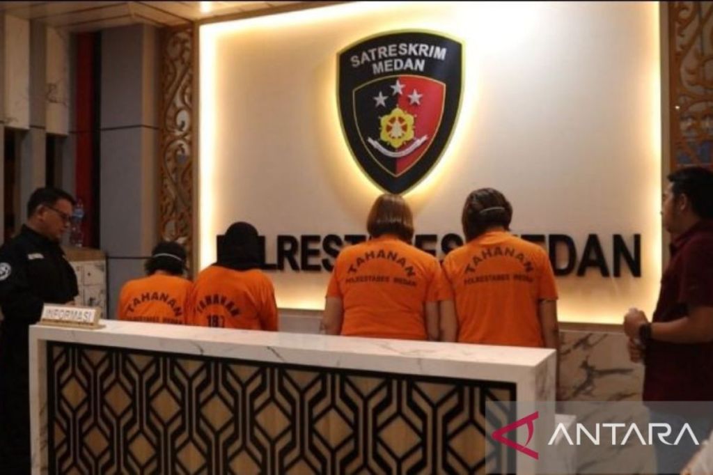 Polrestabes Medan ungkap kasus jual beli bayi, empat pelaku wanita&nbsp;ditangkap