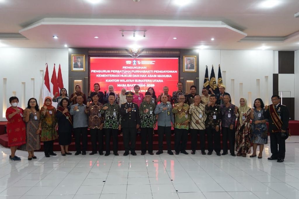 Kakanwil Kemenkumham Sumut apresiasi 12 purnabakti&nbsp;pengayom