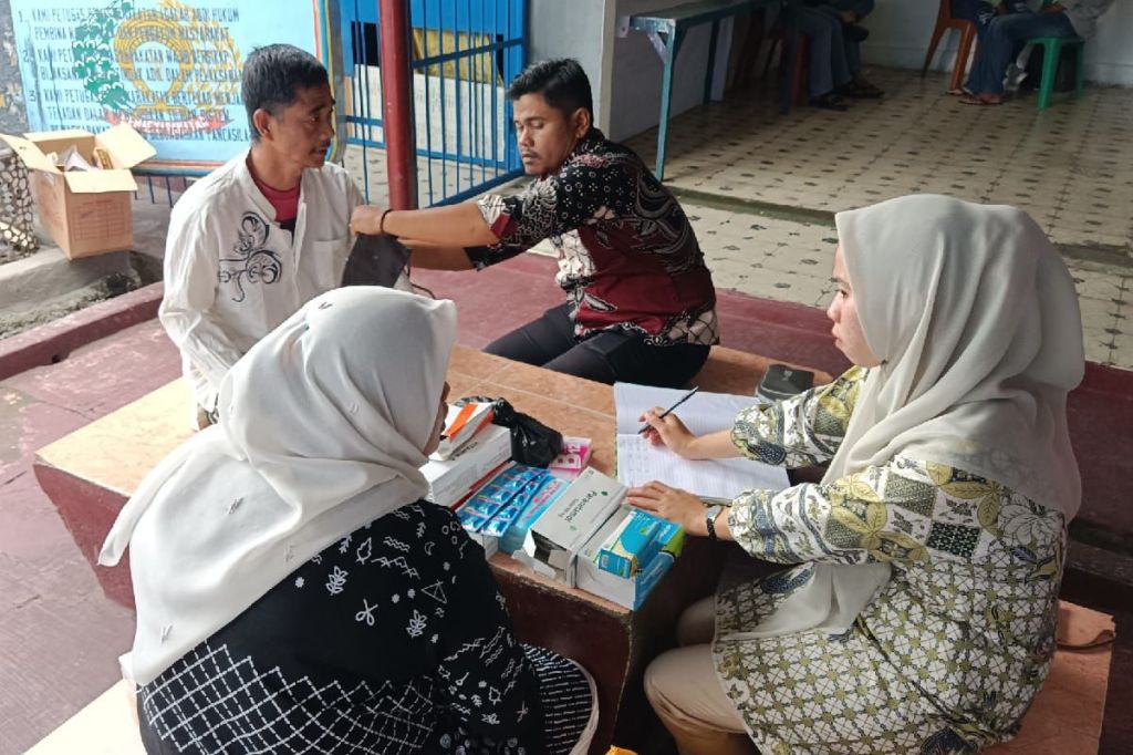 Lapas Kotanopan gelar pemeriksaan kesehatan&nbsp;rutin