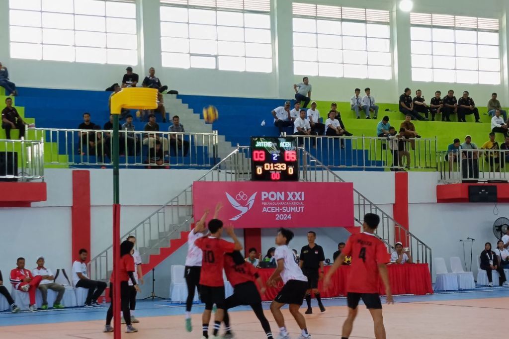 4 tim korfball berebut tiket final nomor K4 dua korf di&nbsp;PON