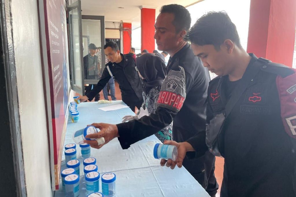 Rutan Tanjung Pura adakan tes urine, berikut&nbsp;tujuannya